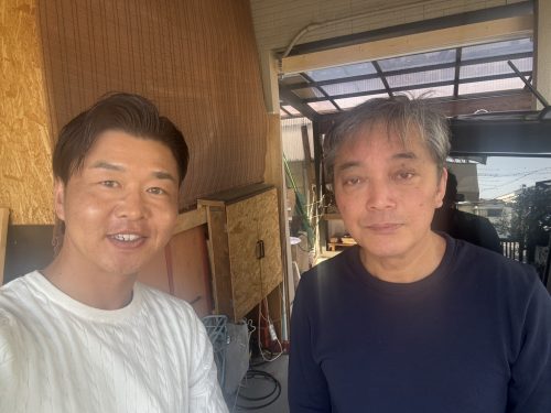 お客様との写真