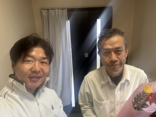 お客様との写真