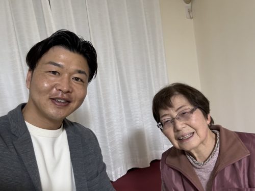 お客様との写真