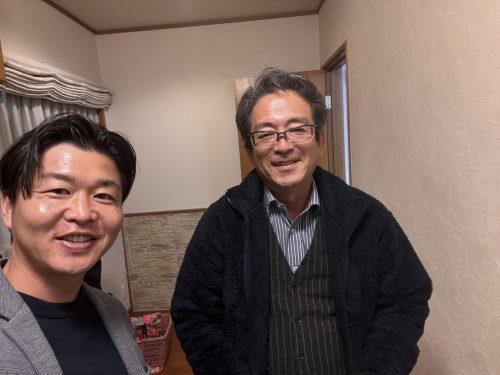 お客様との写真