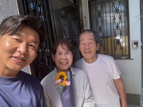 お客様との写真