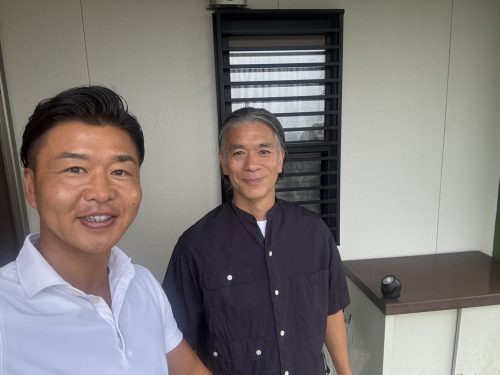 お客様との写真