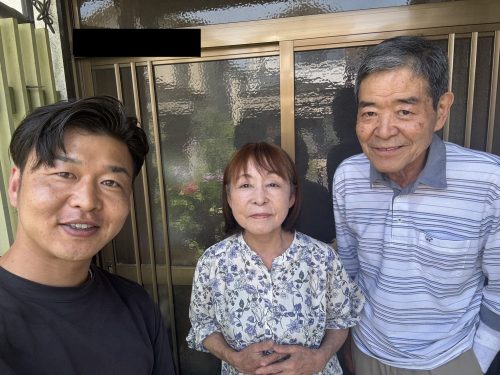 お客様との写真