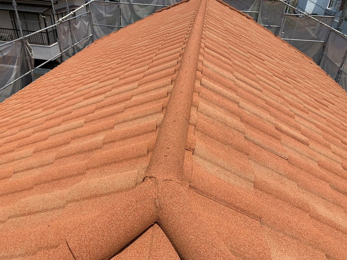 屋根葺き替え工事後