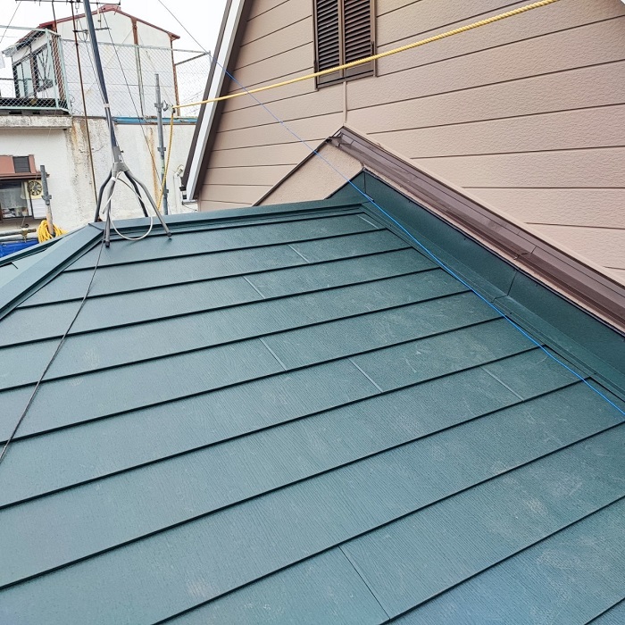 神戸市灘区で屋根改修工事を行った後
