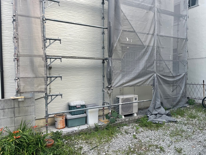 神戸市での外壁修理完了