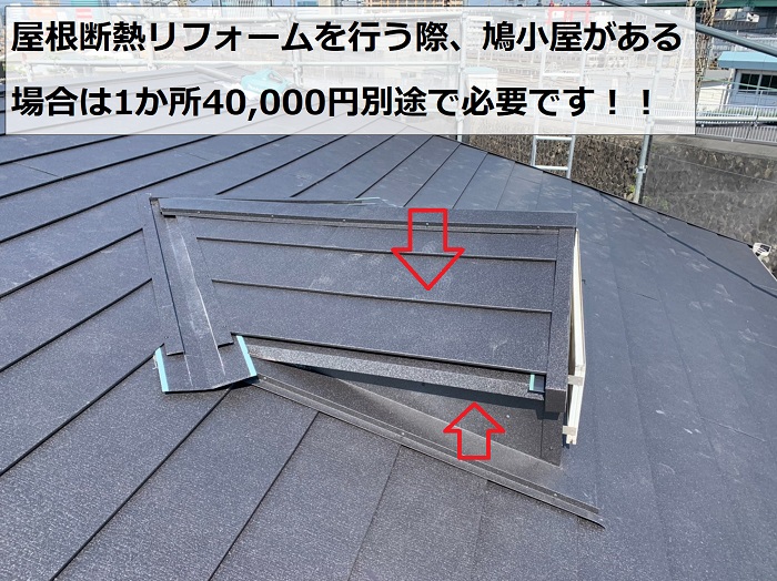 鳩小屋廻りを収めるのに必要な費用は1か所4万円