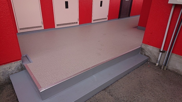 共用廊下仕上がり