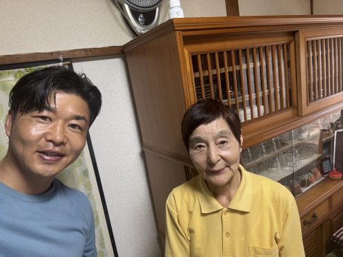 お客様との写真