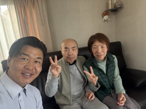 お客様との写真