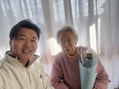 お客様との写真