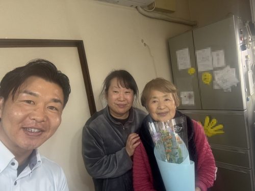 お客様との写真