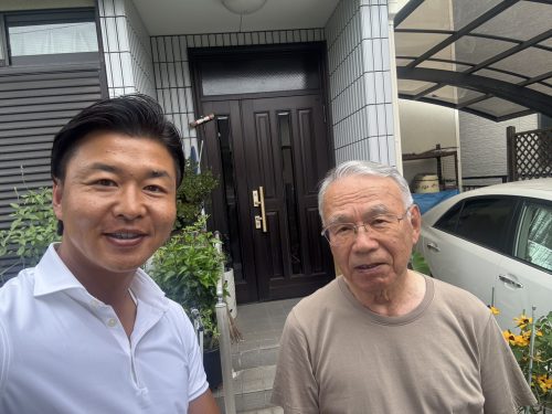 お客様との写真