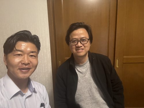 お客様との写真