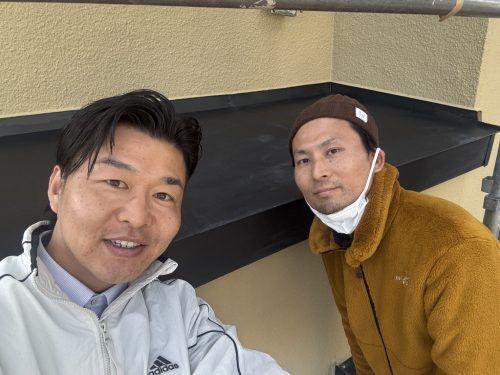 お客様との写真