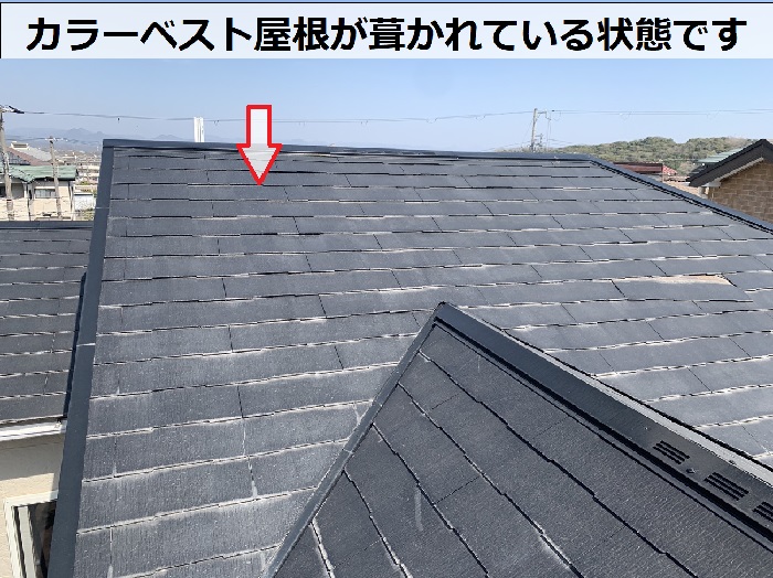 カラーベスト屋根の様子