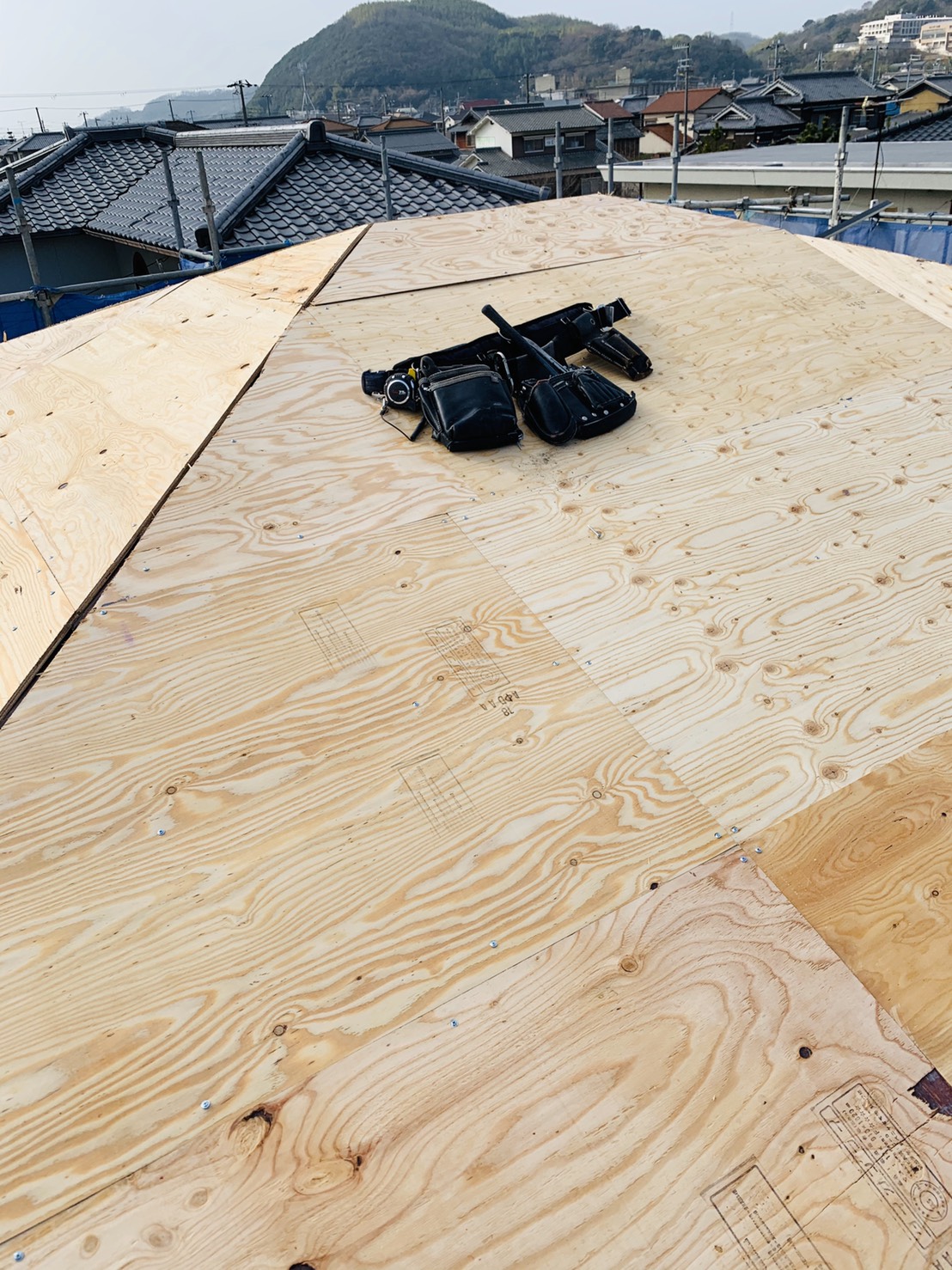 下地完成の様子