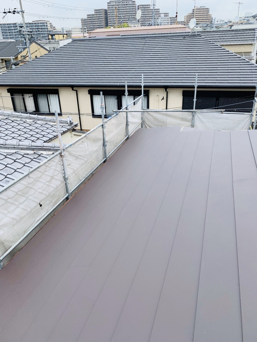 葺き終わったガルテクト