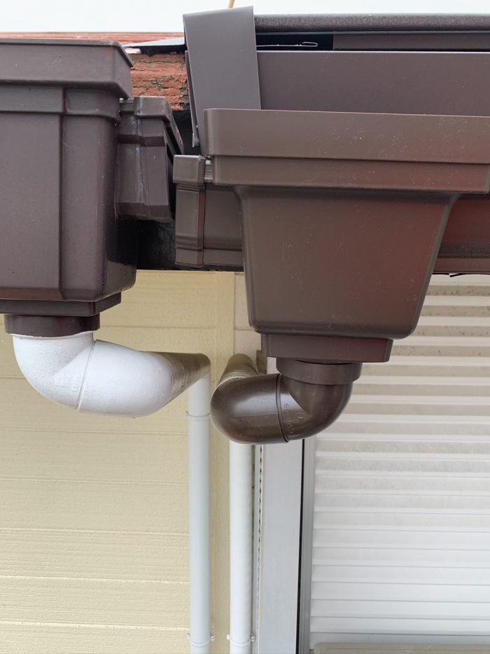 新しくした集水器の様子