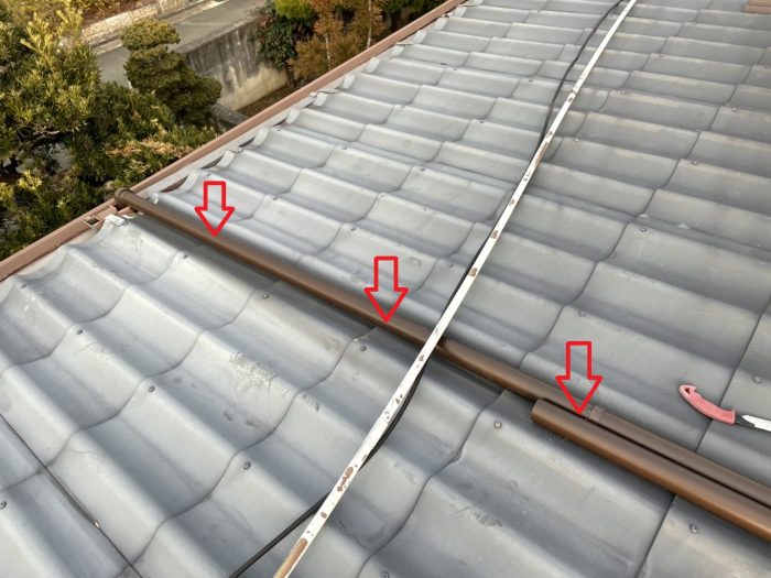 加古郡播磨町での樋交換完了