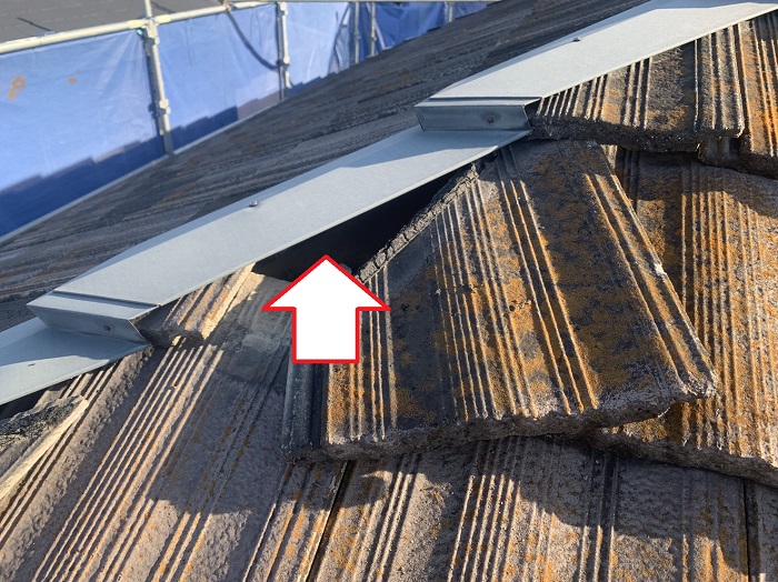 火災保険が適応される瓦屋根のズレ