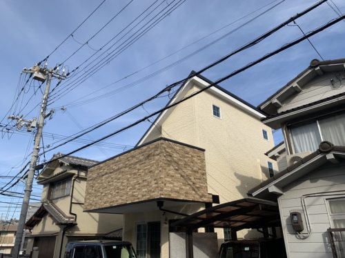 完工後のお客様の家