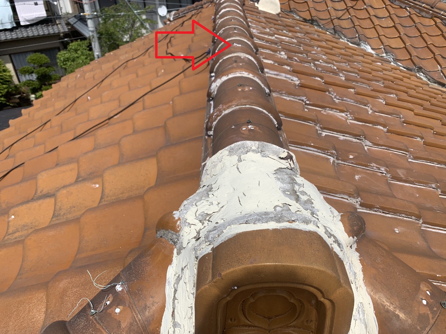 神戸市西区での瓦屋根調査で棟瓦を考察