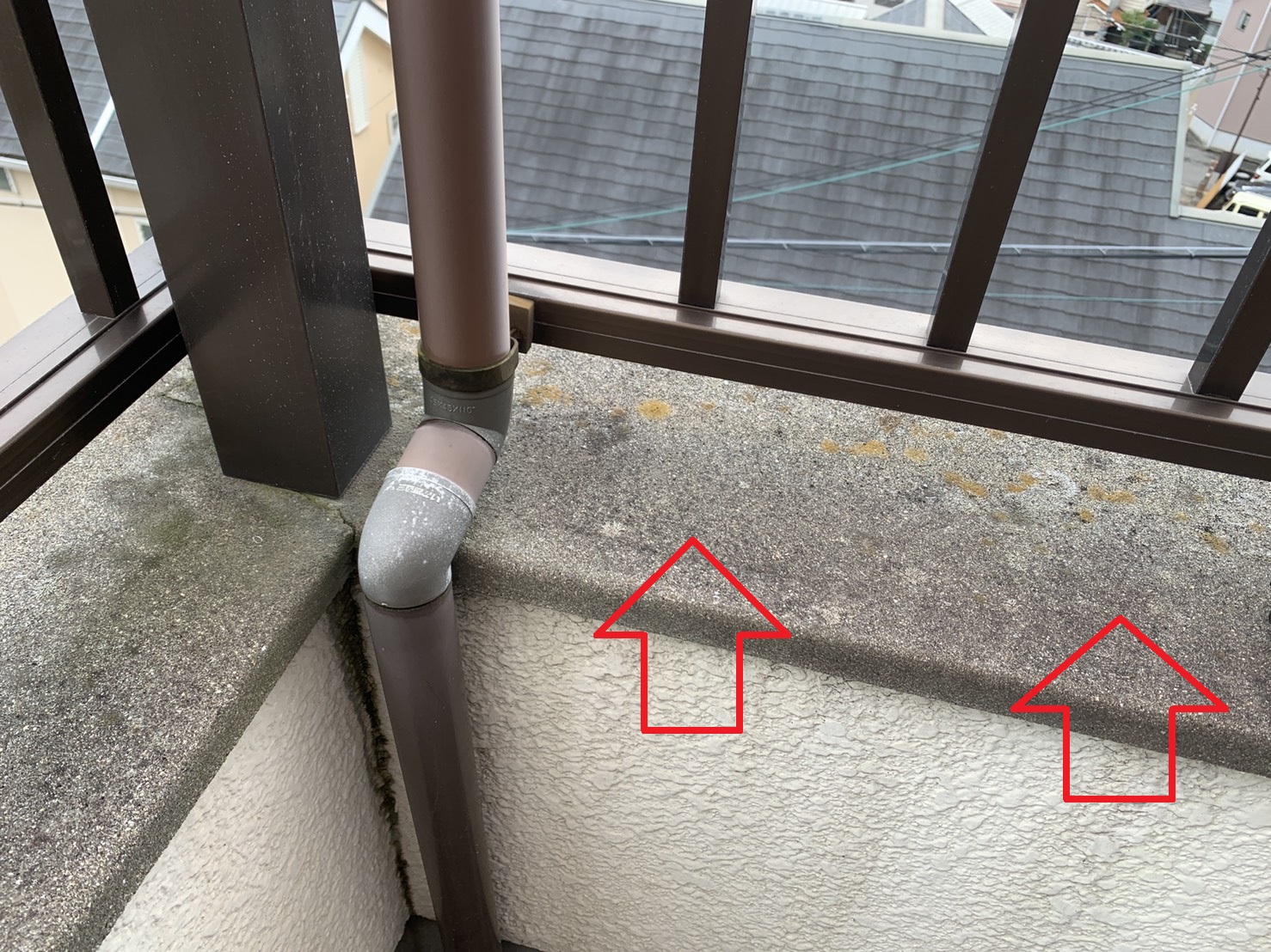 ベランダの笠木