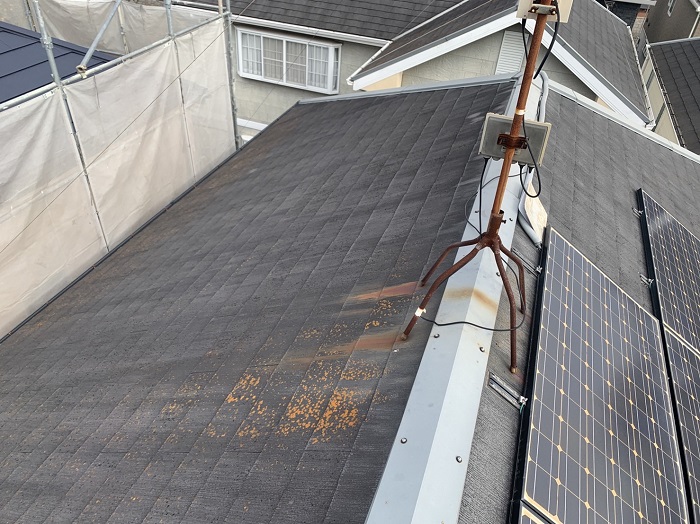 外装リフォームが必要なカラーベスト屋根