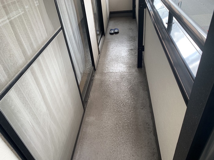 外装リフォームが必要なベランダ防水