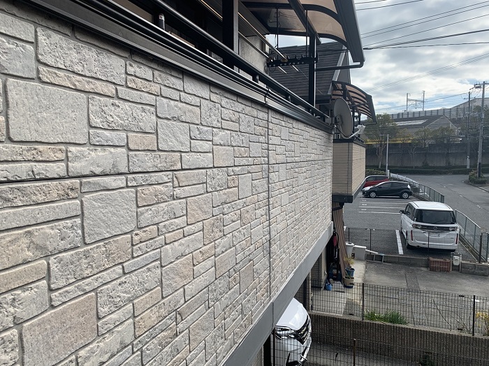 外装リフォームが必要な外壁の様子