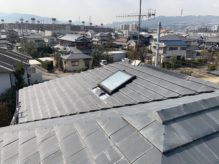 たからず歌詞で屋根葺き替え工事を行う前の様子