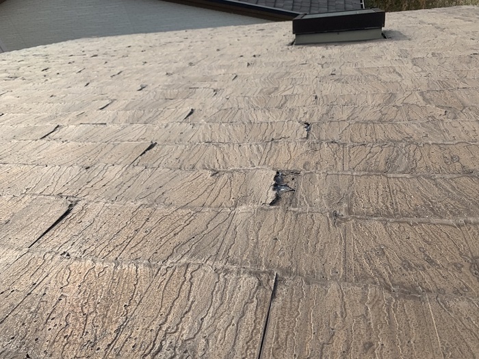 神戸市西区でスレート屋根の調査を行ったパミール屋根