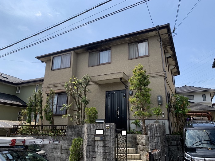 三田市で屋根工事を行う前の様子