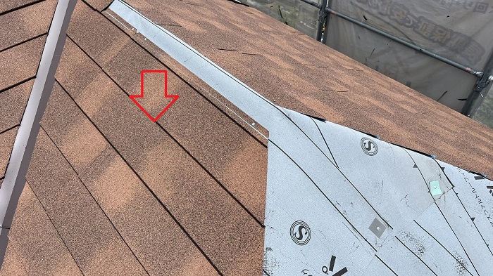 神戸市屋根カバー工事事例　ディプロマットスター葺き