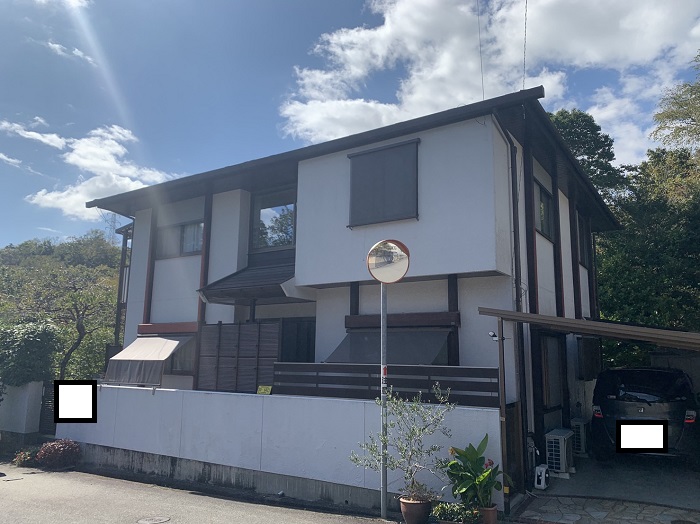 姫路市で屋根カバー工事を行う前の様子