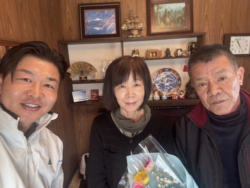 お客様との写真