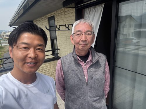 お客様との写真