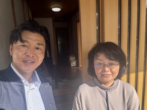 お客様との写真