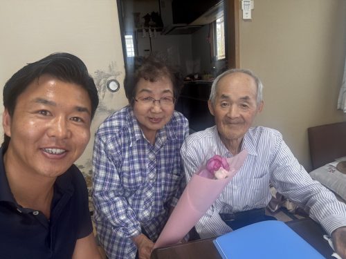 お客様との写真