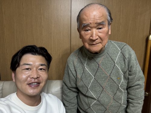 お客様との写真