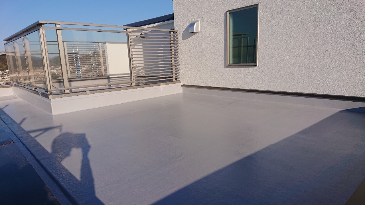 明石市防水工事完了