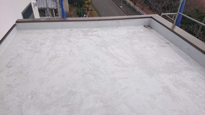 既存のFRP防水のベランダ