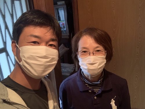 お客様との写真