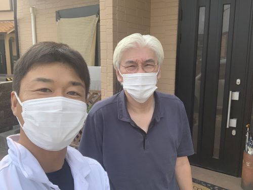 お客様との写真