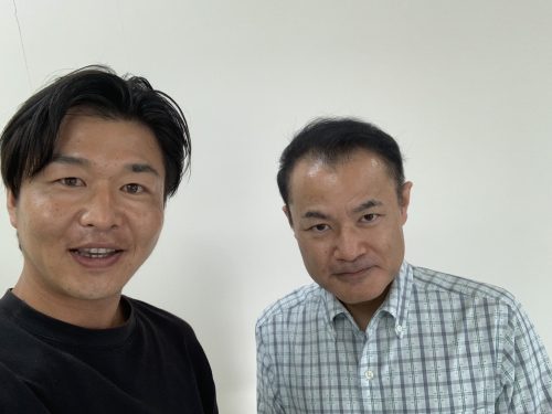 お客様との写真