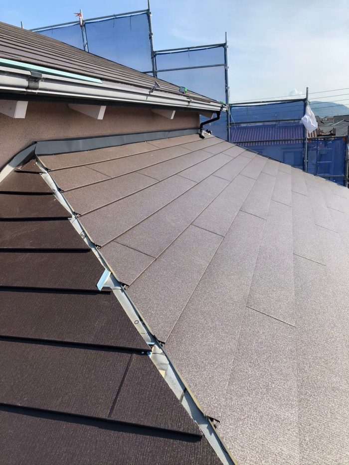 屋根葺き完了