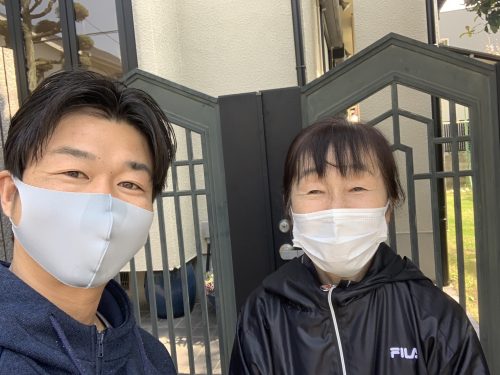 お客様との写真