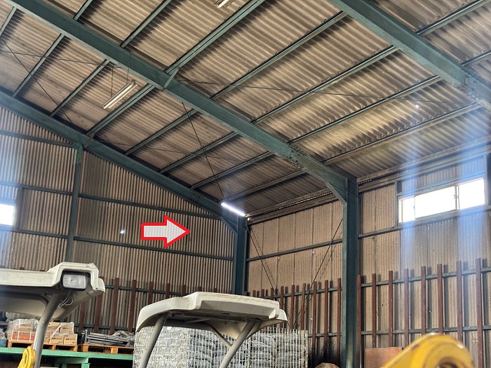 小波スレートの様子