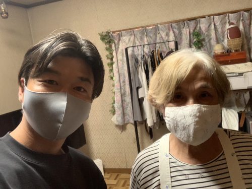 お客様との写真